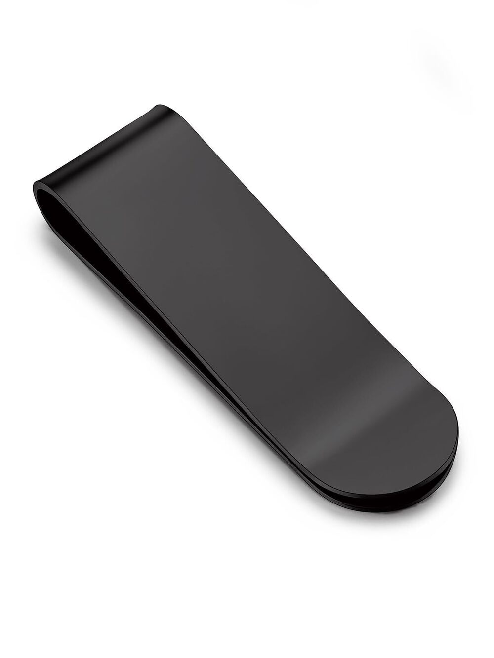 3992 Black Money Clips Stainless Steel Classic Minimalist Slim Credit Card